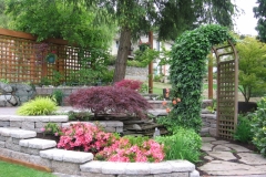 Retaining Walls and Landscape Stairs